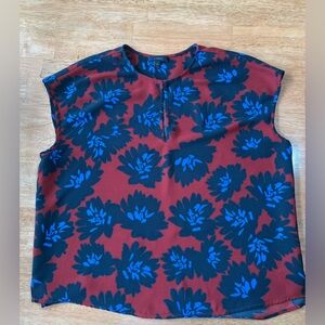 JCrew Floral blouse